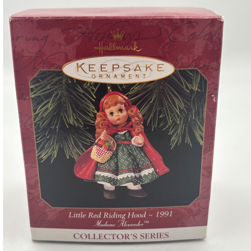 Hallmark Keepsake Ornament LITTLE RED RIDING HOOD ~ 1991 Collector's Series